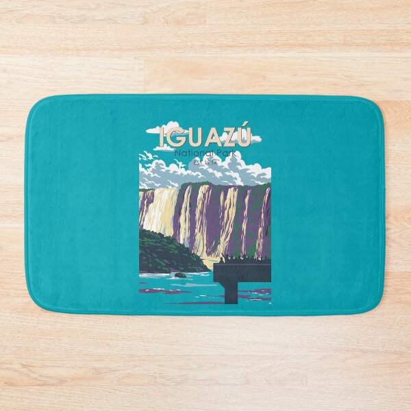 Item preview, Iguazu National Park Argentina Travel Art Vintage designed and sold by KrisSidDesigns.