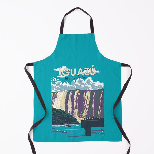 Item preview, Iguazu National Park Argentina Travel Art Vintage designed and sold by KrisSidDesigns.