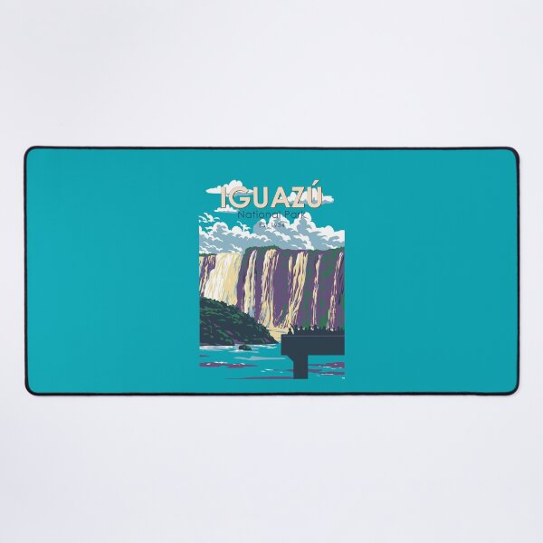 Item preview, Iguazu National Park Argentina Travel Art Vintage designed and sold by KrisSidDesigns.