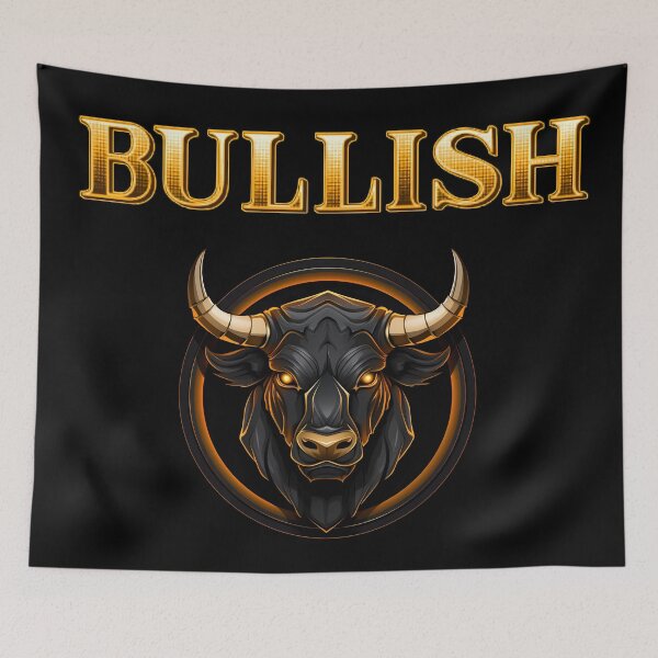 Item preview, BULLISH Bull designed and sold by AwesomeAiArt.
