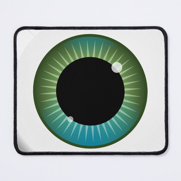 Item preview, Eyeball with green retina designed and sold by ClovenPavn.