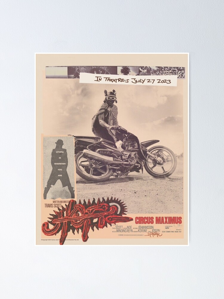 Travis Scott Utopia Circus Maximus Poster II - GB