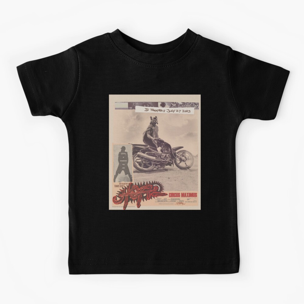 CIRCUS MAXIMUS Travis Scott Poster Kids T-Shirt for Sale by