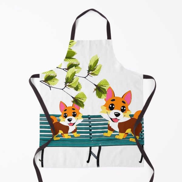 Item preview, Puppy dogs seating on a bench.... designed and sold by Chirayu1111.
