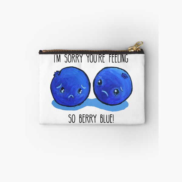 Item preview, Punny Blueberry - I'm Sorry You're Feeling Berry Blue designed and sold by artsbycheri.