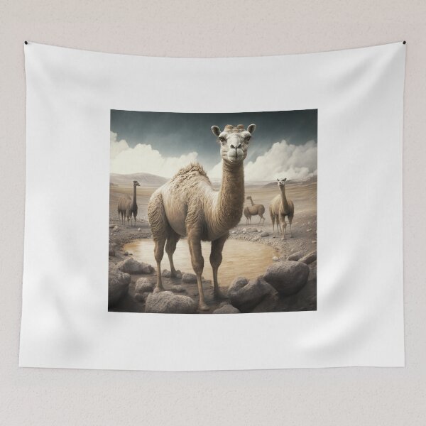 Item preview, camel in the desert designed and sold by EdicionesJML.