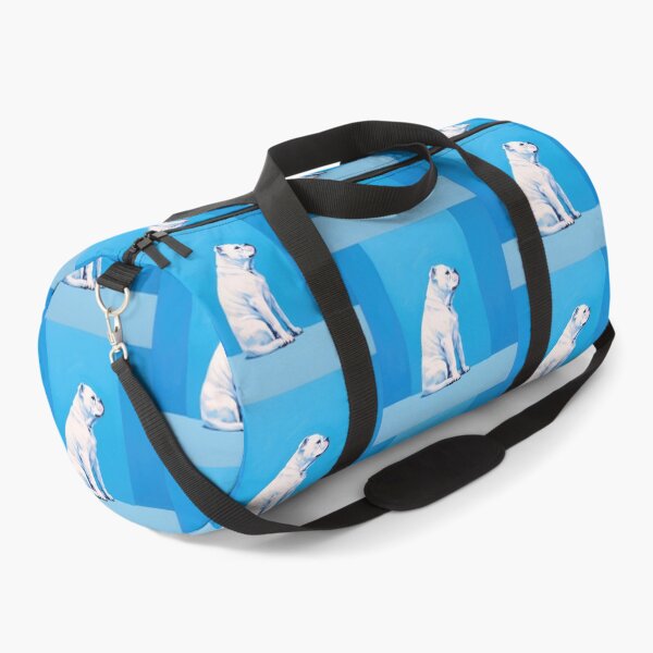 Item preview, White Bulldog Profile On Blue designed and sold by YoPedro.