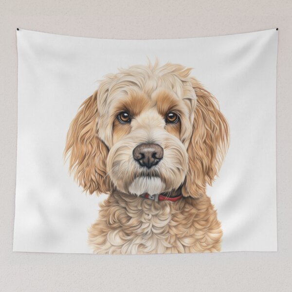 Artikelvorschau, Labradoodle Bleistiftzeichnung entworfen und verkauft von TLCPhotoArt.