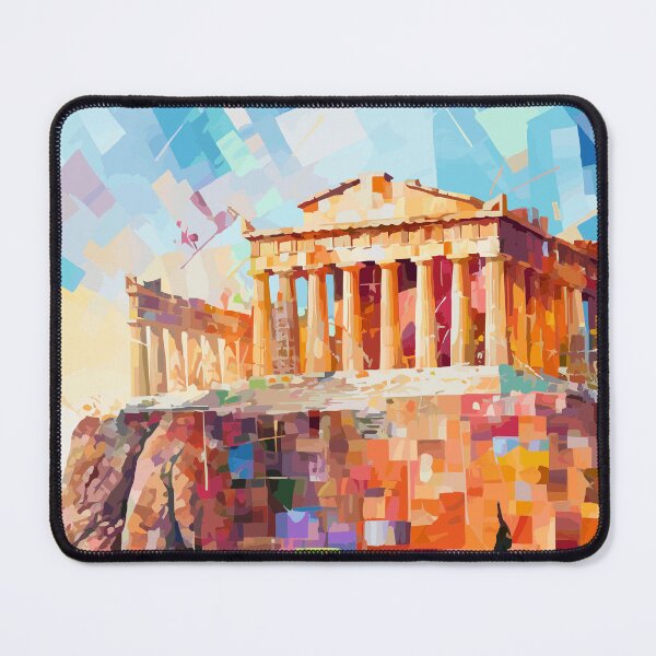 Item preview, The Parthenon in Athens Abstract Art - Greece designed and sold by ArsUrbis.