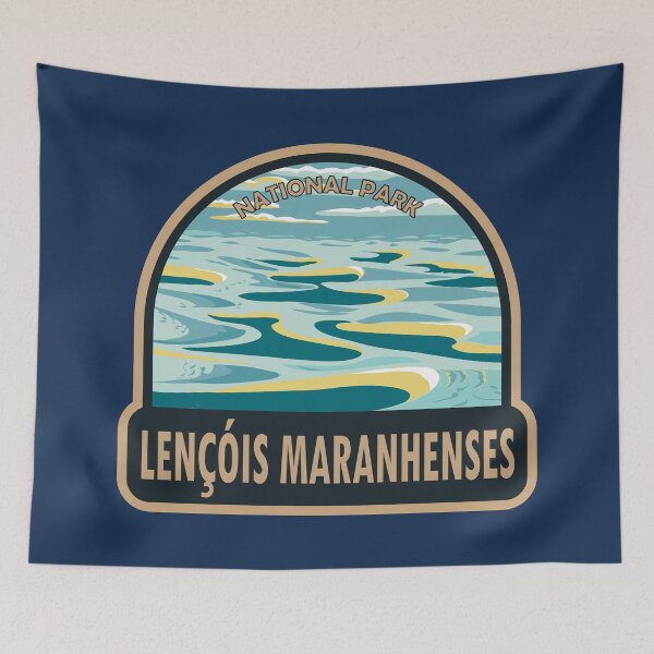 Item preview, Lencois Maranhenses National Park Brazil Travel Art designed and sold by KrisSidDesigns.