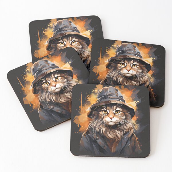 Item preview, Industrial Era Cat In A Coat designed and sold by alacaz.
