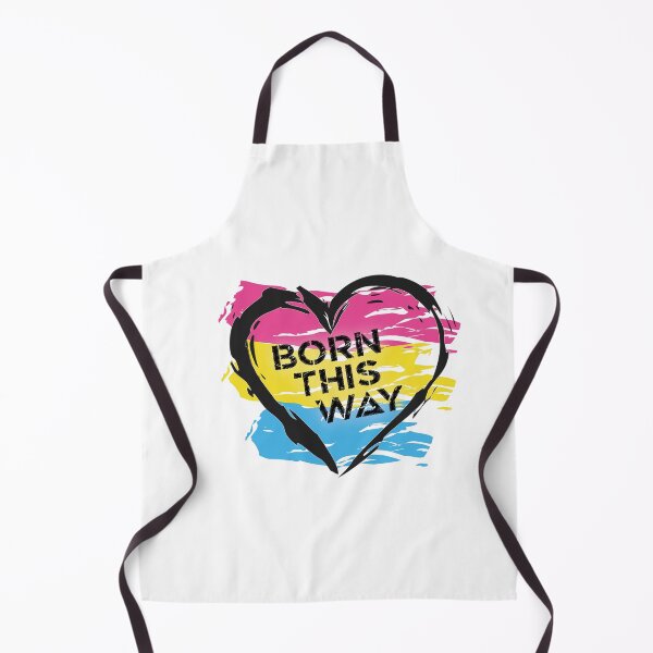 Artikelvorschau, Auf diese Weise geboren, Pansexual Pride Flag Heart Design LGBTQ+ entworfen und verkauft von Vision-Tees.