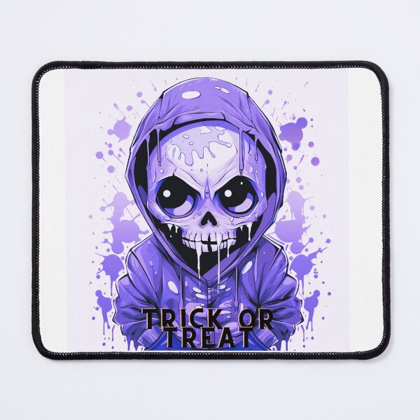 Item preview, Copy of Spooky Hoodie Skeleton: Trick or Treat Halloween T-Shirt designed and sold by Rebekkahsdesign.