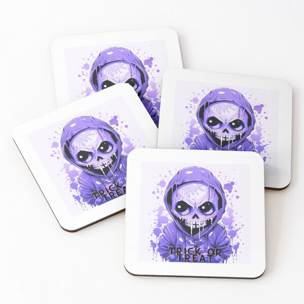 Item preview, Copy of Spooky Hoodie Skeleton: Trick or Treat Halloween T-Shirt designed and sold by Rebekkahsdesign.