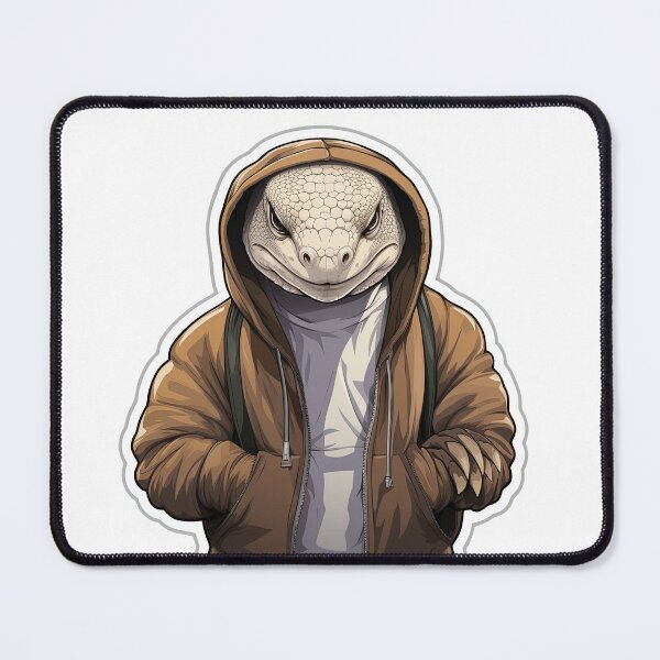 Aperçu de l'œuvre Cool Komodo Dragon dans des vêtements décontractés créée et vendue par Sidewayanimals.