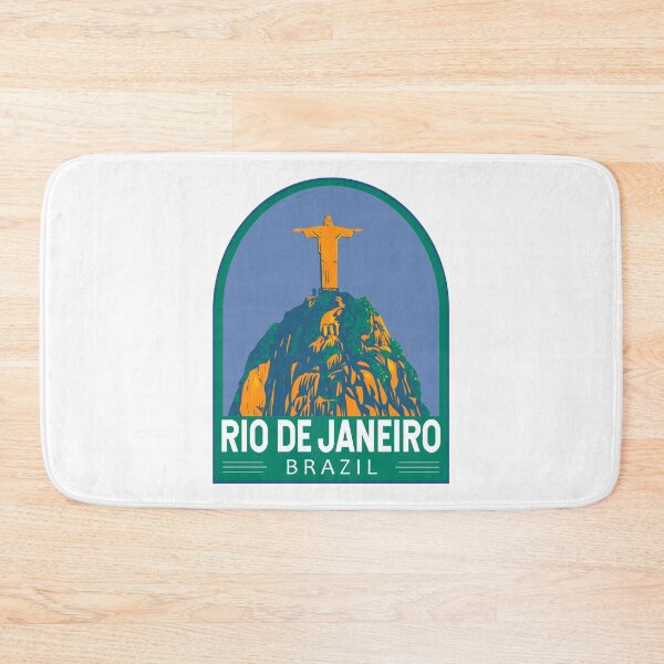 Item preview, Rio De Janeiro Brazil Travel Art Emblem designed and sold by KrisSidDesigns.