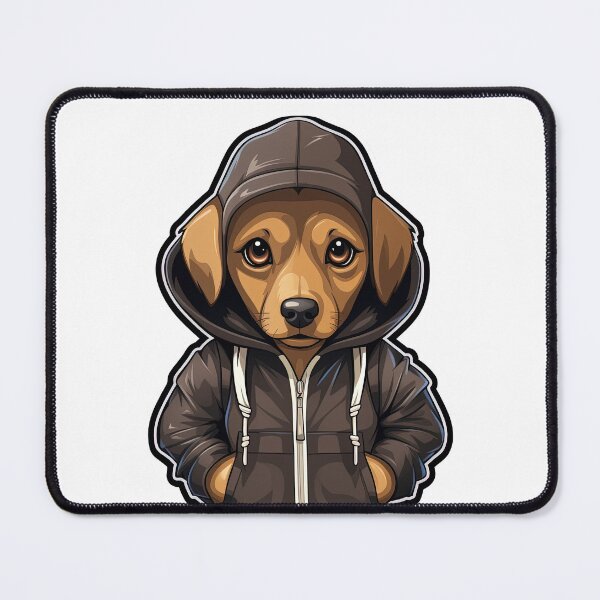 Aperçu de l'œuvre Cool Labrador Retriever dans des vêtements décontractés créée et vendue par Sidewayanimals.