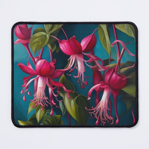 Item preview, Digital Fuschia Floral Oil Painting designed and sold by MySupplemental.