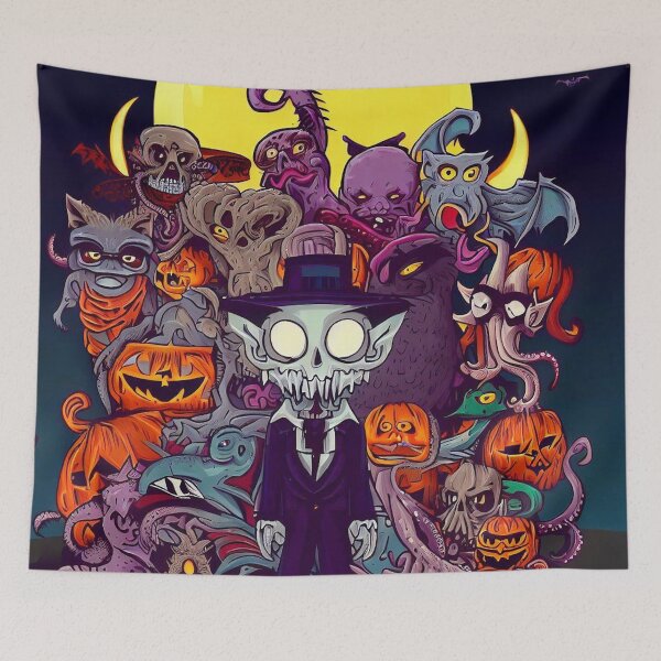 Item preview, Monstrous Halloween Gathering designed and sold by ReplyGirl.