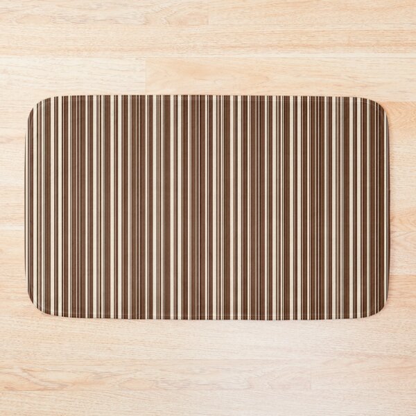 Item preview, Vertical chocolate and cream colors striped designed and sold by patterncrow.