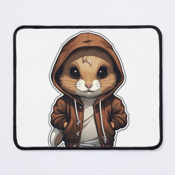 Item preview, Cool Lemming in casual clothing designed and sold by Sidewayanimals.