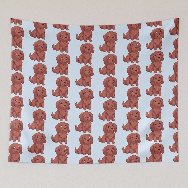 Item preview, Cute cartoon irish setter dog designed and sold by Yaragold.