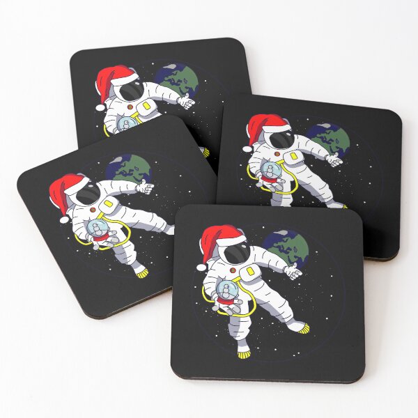 Item preview, santa space guy having fun on space designed and sold by MonkiFlipp.