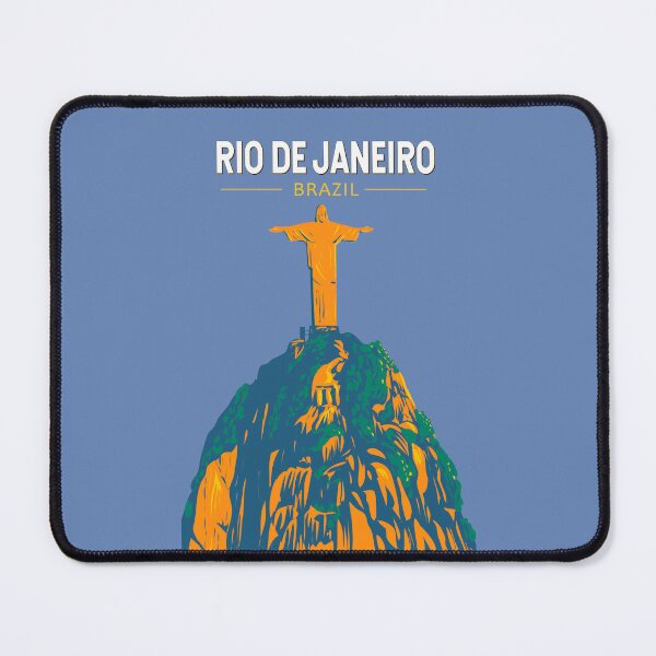 Item preview, Rio De Janeiro Brazil Travel Art Vintage designed and sold by KrisSidDesigns.