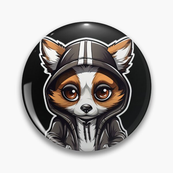 Aperçu de l'œuvre Cool Lemur dans des vêtements décontractés créée et vendue par Sidewayanimals.
