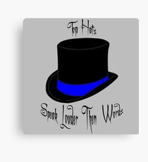Top Hat Canvas Print