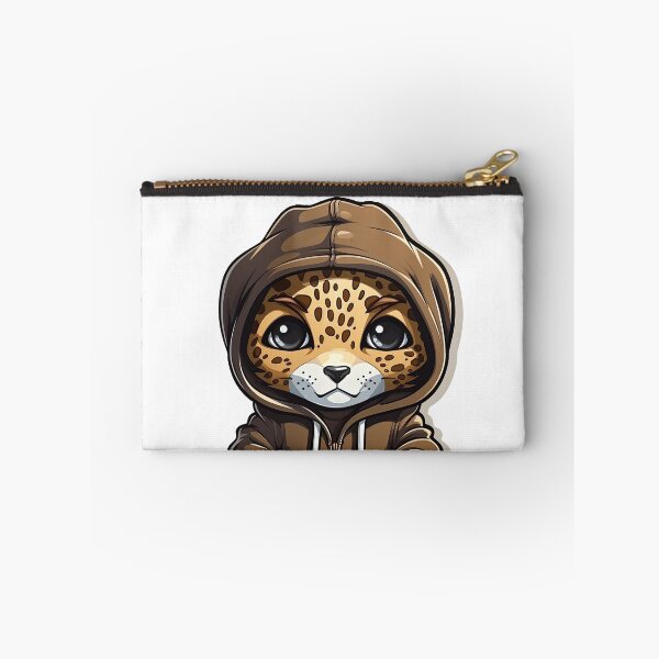 Item preview, Cool Leopard in casual clothing designed and sold by Sidewayanimals.