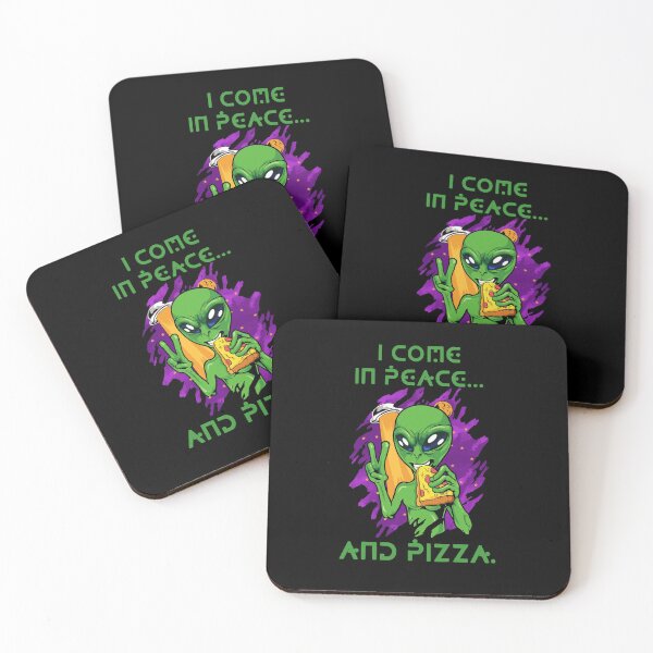 Item preview, Aliens Is Here I come In Peace... And Pizza. designed and sold by FlyShop1.