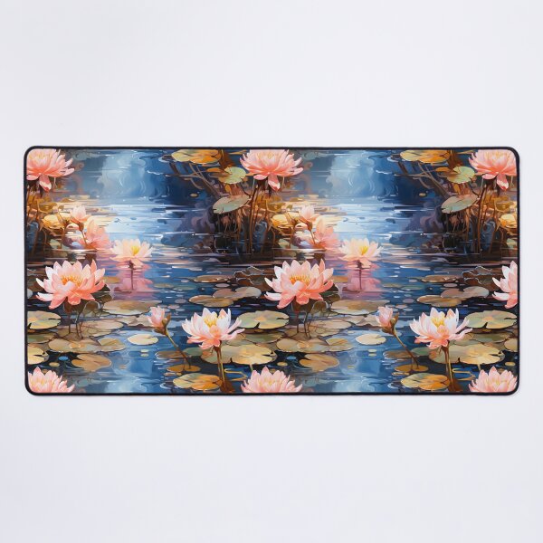 Artikelvorschau, Seerosen im Monet-Stil 15 entworfen und verkauft von DigitalPatternx.