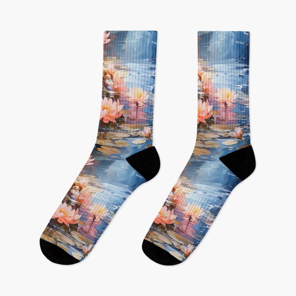 Item preview, Monet Style Water Lilies 15 designed and sold by DigitalPatternx.