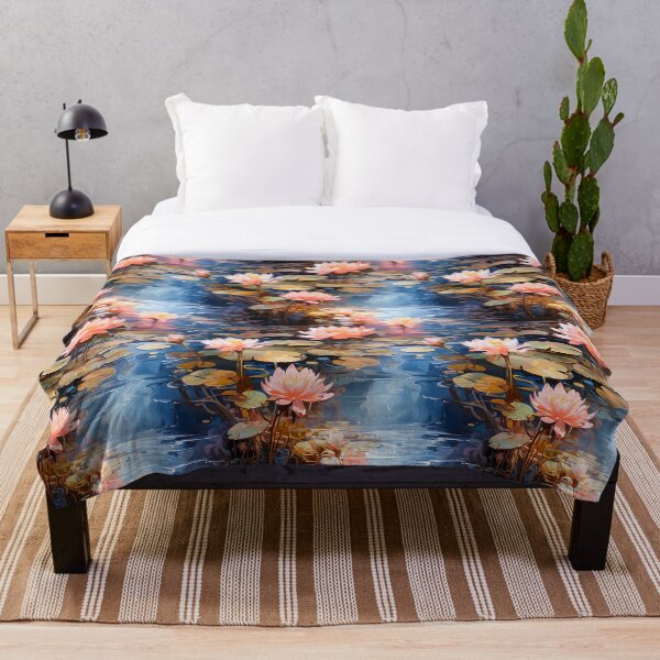 Aperçu de l'œuvre Nymphéas Style Monet 15 créée et vendue par DigitalPatternx.