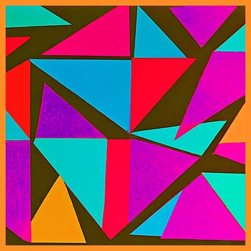 Artwork thumbnail, Colorful Pattern Fun by Health And Fitness Posts e-Store