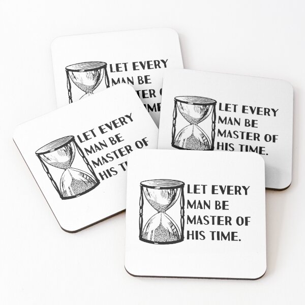 Item preview, “Let every man be master of his time.” William Shakespeare, Macbeth designed and sold by violet-hope.