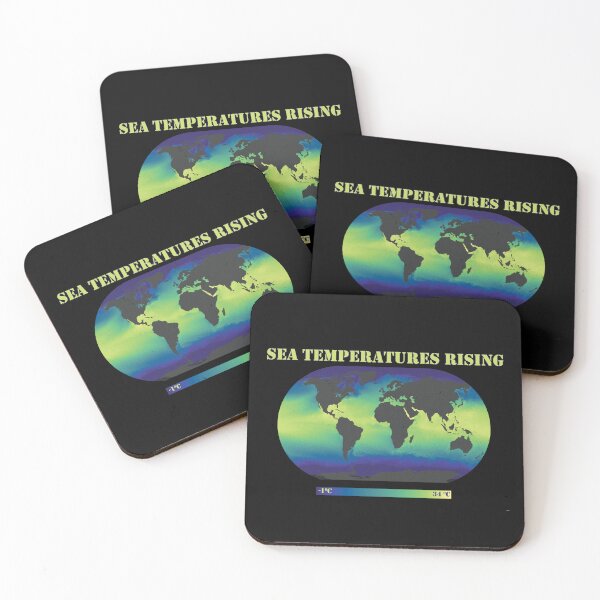 Item preview, Climate Change: Sea Surface Temperatures are Rising in salty colors 2 designed and sold by DreamingBeetle.