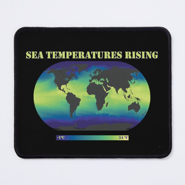Item preview, Climate Change: Sea Surface Temperatures are Rising in salty colors 2 designed and sold by DreamingBeetle.