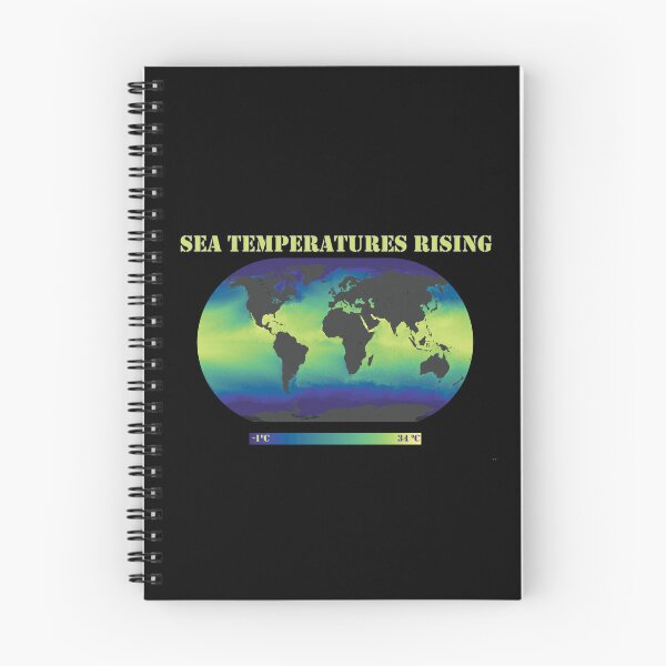 Item preview, Climate Change: Sea Surface Temperatures are Rising in salty colors 2 designed and sold by DreamingBeetle.