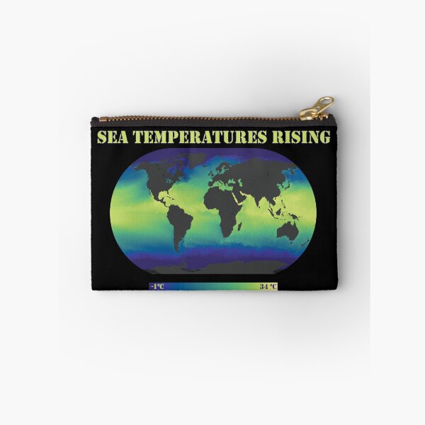Item preview, Climate Change: Sea Surface Temperatures are Rising in salty colors 2 designed and sold by DreamingBeetle.