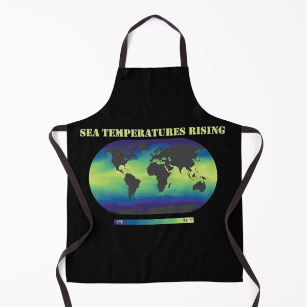 Item preview, Climate Change: Sea Surface Temperatures are Rising in salty colors 2 designed and sold by DreamingBeetle.