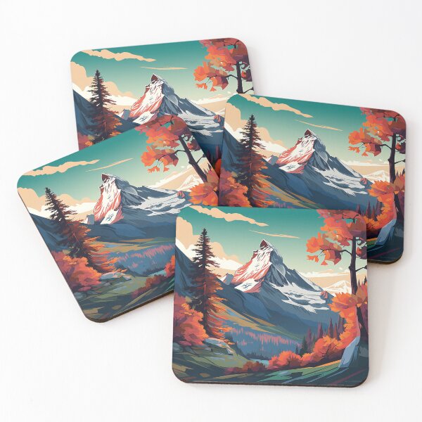 Item preview, Matterhorn peak illustration designed and sold by skgadgets.