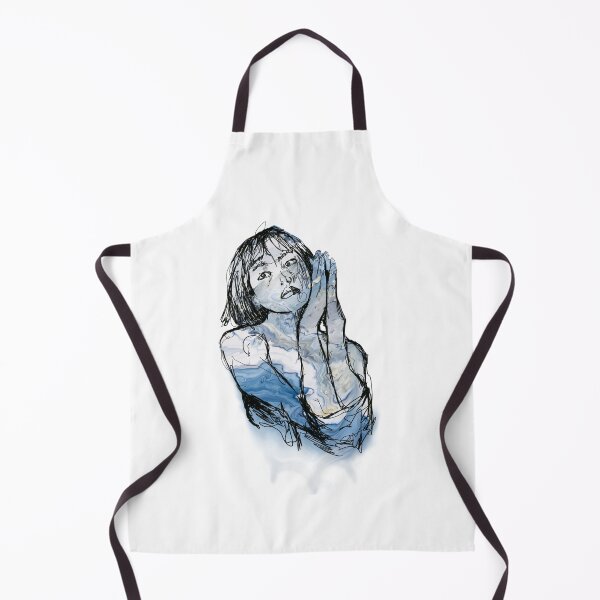 Item preview, Abstract Line Portrait with Watercolor Splash designed and sold by SteviInkAtelier.