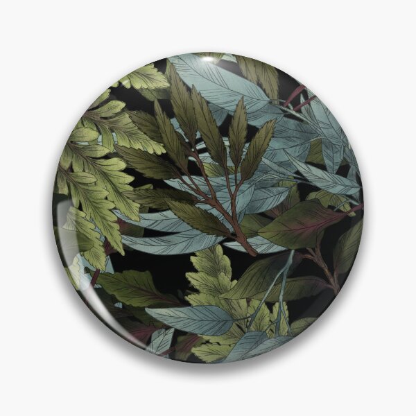 Item preview, Forest leaves on black designed and sold by orsinha.