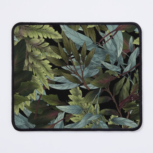 Item preview, Forest leaves on black designed and sold by orsinha.