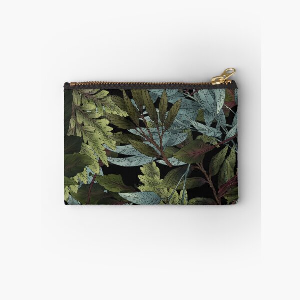 Item preview, Forest leaves on black designed and sold by orsinha.