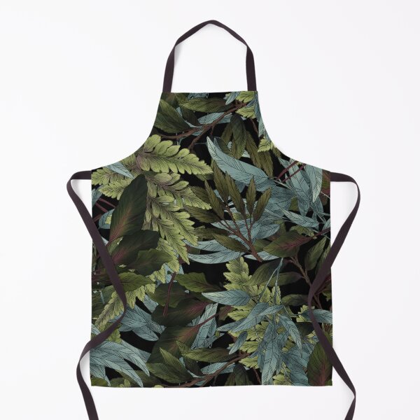 Item preview, Forest leaves on black designed and sold by orsinha.