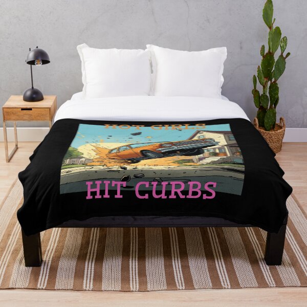 Item preview, Hot Girls Hit Curbs designed and sold by Lab4YourStyle.