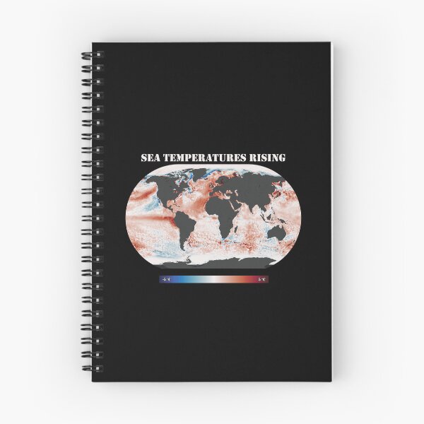 Item preview, Climate Change: Sea Surface Temperatures are Rising in Patriotic colors 2 designed and sold by DreamingBeetle.